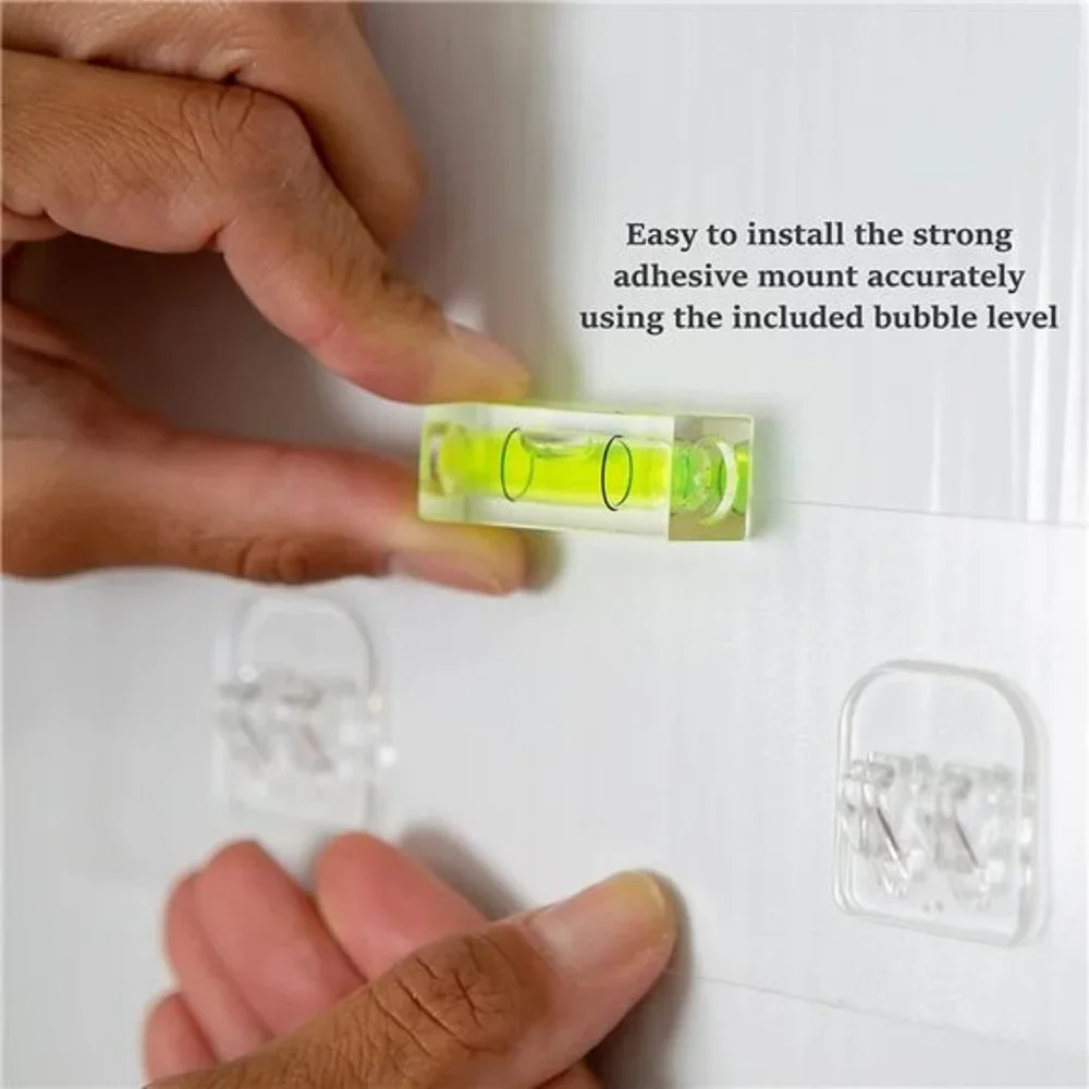 Shower Wall Caddy with Removable Soap Holder – 6 Sturdy Hooks for Storage